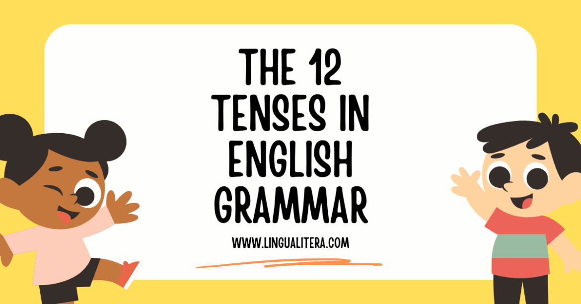 12 tenses in english grammar matrix chart