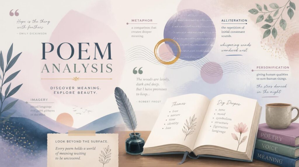 Lingua Litera poem analysis