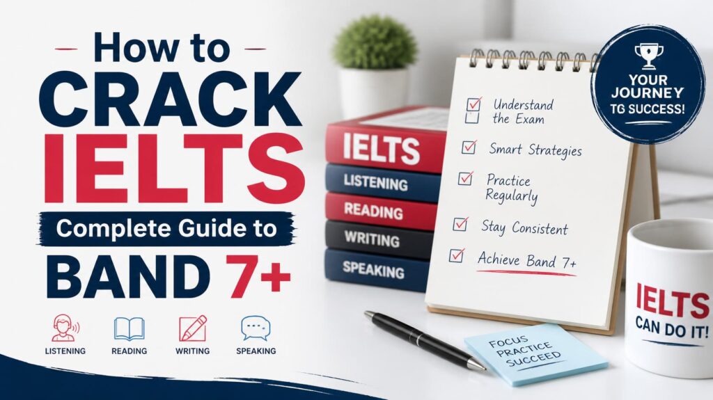 Lingua Litera IELTS band score chart showing 0 to 9 scoring system