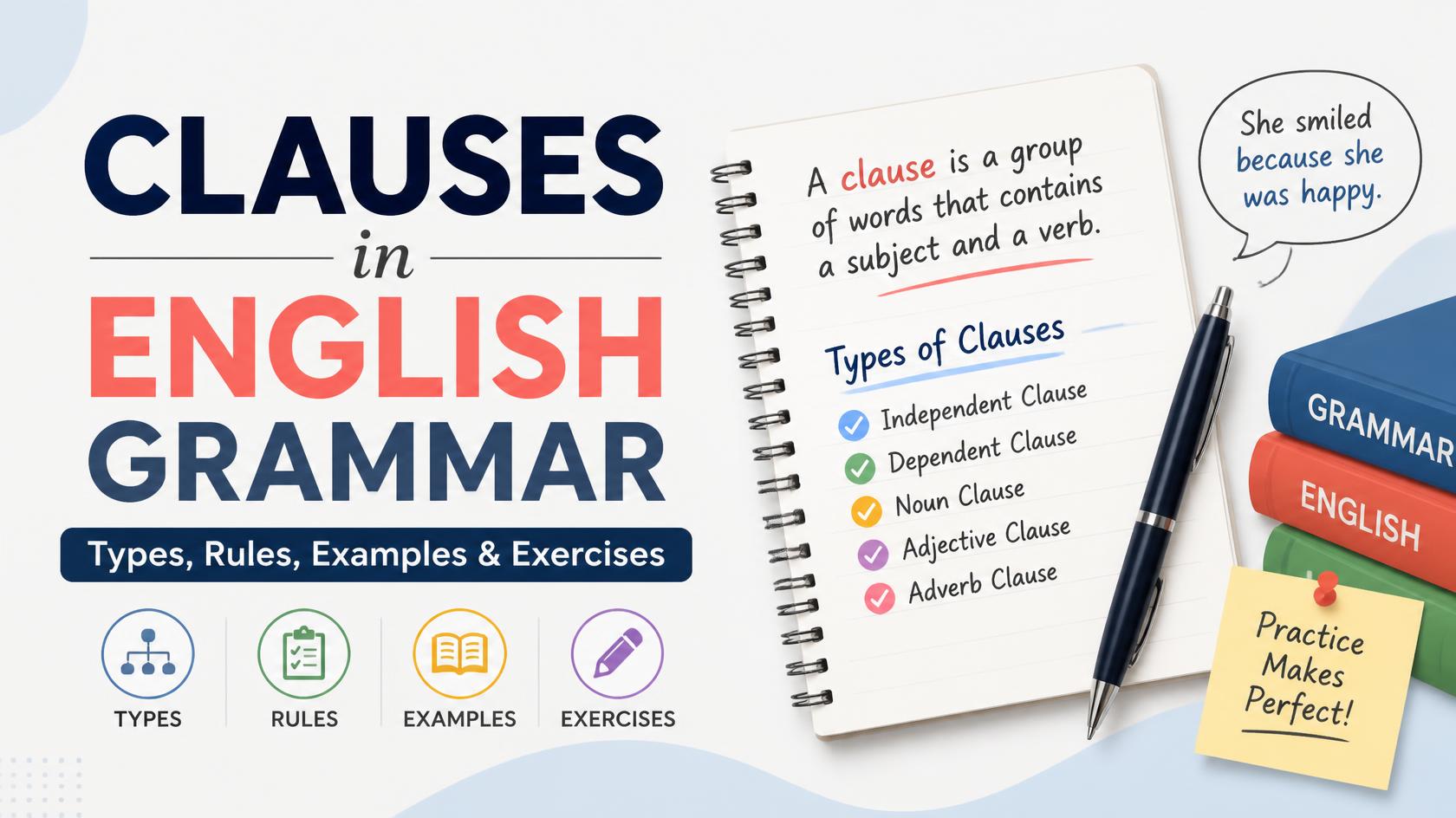 Lingua Litera Clauses in English Grammar: Types, Rules, Examples & Exercises