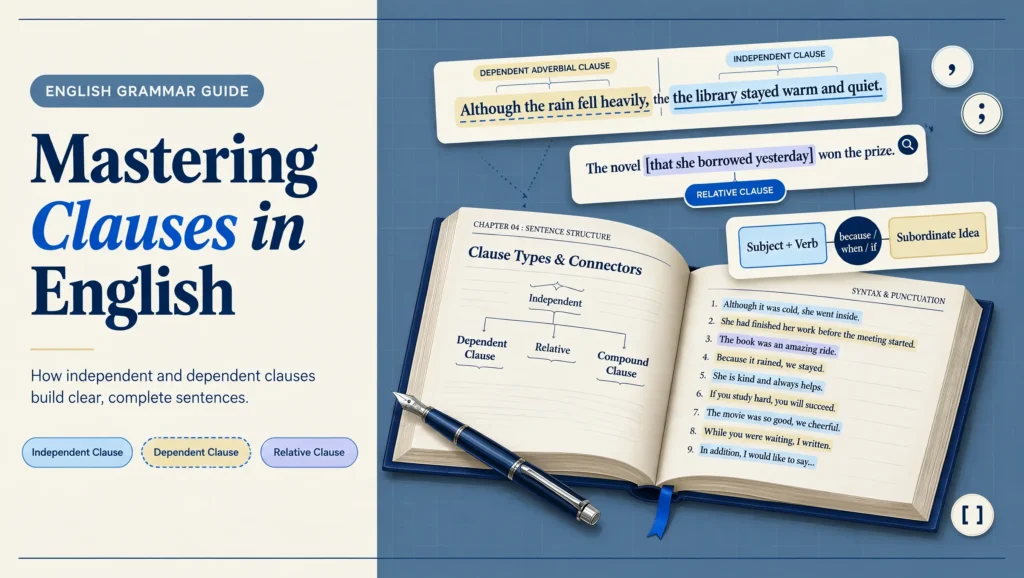 Lingua Litera clause in english