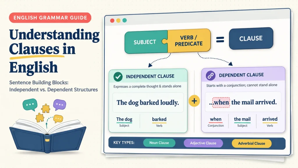 Lingua Litera english clause grammar